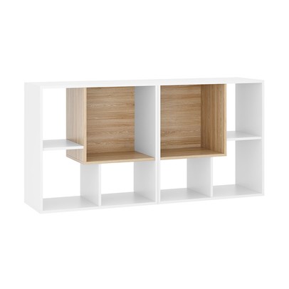 Nicho Organizador Sonho 8 Prateleiras Branco/Aveiro - Movelbras