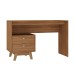 Mesa Escrivaninha Doha 2 Gavetas 120 Cm Nogal - Hecol Móveis