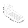 Cama Infantil Casinha 100% Mdf Pink - Gelius