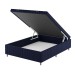 Base de Cama Box Casal Vision com Baú Turkey/Azul - Vian