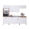 Cozinha Completa Firenze 14 Portas 2 Gavetas 6171.110 Branca - Indekes
