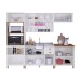 Cozinha Completa Firenze 14 Portas 2 Gavetas 6171.110 Branca - Indekes