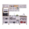 Cozinha Completa Firenze 14 Portas 2 Gavetas com Vidro 6171.133 Branca - Indekes