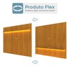 Painel para TV Até 85 Polegadas Nobre 1 Prateleira Ripado 100% Mdf Naturale - Gelius
