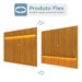 Painel para TV Até 85 Polegadas Nobre 1 Prateleira Ripado 100% Mdf Naturale - Gelius