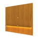 Painel para TV Até 85 Polegadas Nobre 1 Prateleira Ripado 100% Mdf Naturale - Gelius