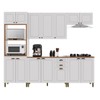 Cozinha Completa Firenze 14 Portas 2 Gavetas 6171.134 Branco - Indekes