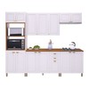 Cozinha Completa Firenze 14 Portas 2 Gavetas 6171.134 Branco - Indekes