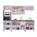 Cozinha Completa Firenze 14 Portas 2 Gavetas 6171.134 Branco - Indekes