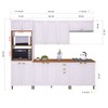 Cozinha Completa Firenze 14 Portas 2 Gavetas 6171.134 Branco - Indekes
