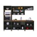 Cozinha Completa Firenze 14 Portas 2 Gavetas 6171.134 Chumbo - Indekes