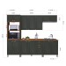 Cozinha Completa Firenze 14 Portas 2 Gavetas 6171.134 Chumbo - Indekes