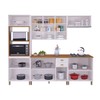 Cozinha Completa Firenze 14 Portas 2 Gavetas com Vidro 6171.135 Branco - Indekes