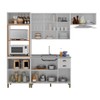 Cozinha Completa Firenze 12 Portas 2 Gavetas 6171.131 Branco - Indekes