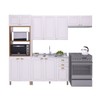 Cozinha Completa Firenze 12 Portas 2 Gavetas 6171.131 Branco - Indekes