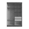 Guarda-Roupa Solteiro Orlando 4 Portas 2 Gavetas Branco - Doripel