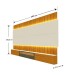 Painel para TV 85 Polegadas Soberano 3 Portas 100% Mdf com Led Naturale/Off White - Gelius