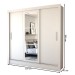 Guarda-Roupa Casal Castela 3 Portas 3 Gavetas com Espelho Branco - Panorama Móveis