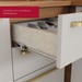 Cozinha Completa Requinte 19 Portas 2 Gavetas Ripado com Vidro Nature/Areia/Nature - Henn
