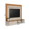 Painel para TV Até 65 Polegadas Lugano 1 Porta Nature/Off White - Linea Brasil
