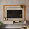 Painel para TV Até 65 Polegadas Lugano 1 Porta Nature/Off White - Linea Brasil