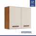 Cozinha Completa Atenas 7 Portas 3 Gavetas Nature/Off White - Kaiki Móveis