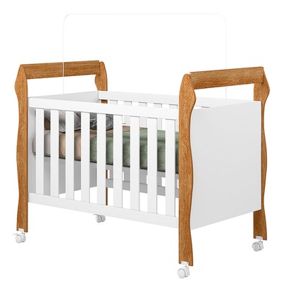 Berço Mini Cama 3 em 1 Soninho 100% Mdf Amadeirado 4850 - Tigus Baby