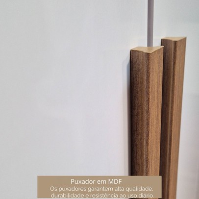 Guarda-Roupa Casal Severo 6 Portas 6 Gavetas Branco - Panorama Móveis