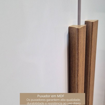 Guarda-Roupa Casal Severo 6 Portas 6 Gavetas Capuccino/Branco - Panorama Móveis