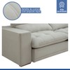 Sofá Retrátil e Reclinável Martinho 230cm Boucle Gelo - Celflex