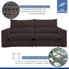 Sofá Retrátil e Reclinável Martinho 230cm Veludo Marrom  - Celflex