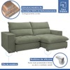 Sofá 2 Lugares Martinho Retrátil Boucle Verde - Celflex