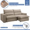 Sofá 2 Lugares Martinho Retrátil Boucle Bege - Celflex