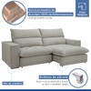 Sofá 2 Lugares Martinho Retrátil Boucle Gelo - Celflex