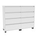 Cômoda Coimbra 8 Gavetas Branco - Politorno