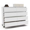 Cômoda Coimbra 8 Gavetas Branco - Politorno