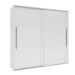 Guarda-Roupa Casal Sevilha 2 Portas 4 Gavetas Flex 40230084 Branco/Freijo - Politorno