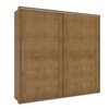 Guarda-Roupa Casal Sevilha 2 Portas 4 Gavetas Flex 40230084 Freijo/Off White - Politorno