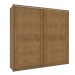 Guarda-Roupa Casal Sevilha 2 Portas 4 Gavetas Flex 40230084 Freijo/Off White - Politorno
