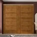 Guarda-Roupa Casal Sevilha 2 Portas 4 Gavetas Flex 40230084 Freijo/Off White - Politorno