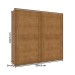 Guarda-Roupa Casal Sevilha 2 Portas 4 Gavetas Flex 40230084 Freijo/Off White - Politorno