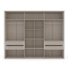 Guarda-Roupa Casal Sevilha 6 Portas 4 Gavetas Branco - Politorno