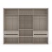 Guarda-Roupa Casal Sevilha 6 Portas 4 Gavetas Branco - Politorno
