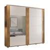 Guarda-Roupa Casal Coimbra 2 Portas 6 Gavetas Flex 40230563 Freijo/Off White - Politorno