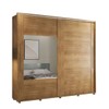 Guarda-Roupa Casal Coimbra 2 Portas 6 Gavetas Flex 40230563 Freijo/Off White - Politorno