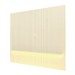 Painel para TV Até 85 Polegadas Nobre 1 Prateleira Ripado 100% Mdf Off White - Gelius