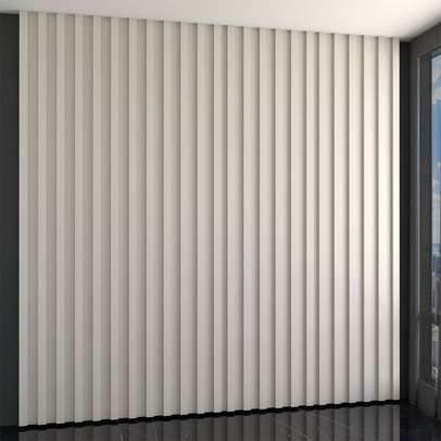 Painel para TV 100% Mdf Ripado Decoração 89,5 Cm Off White - Panorama Móveis