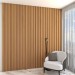 Painel para TV 100% Mdf Ripado Decoração 89,5 Cm Freijó - Panorama Móveis