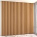 Painel para TV 100% Mdf Ripado Decoração 89,5 Cm Freijó - Panorama Móveis