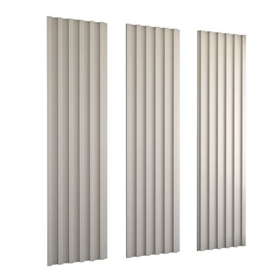 Painel para TV 100% Mdf Ripado Decoração 250 Cm Off White - Panorama Móveis